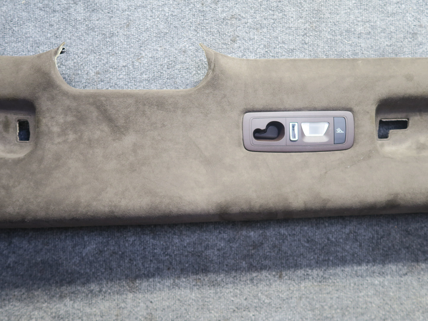 11-18 Porsche Cayenne 958 Overhead Panoramic Roof Headliner Panel W/ Handles Set