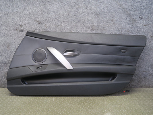 03-05 BMW E85 Z4 Front Right Door Interior Trim Panel Black OEM