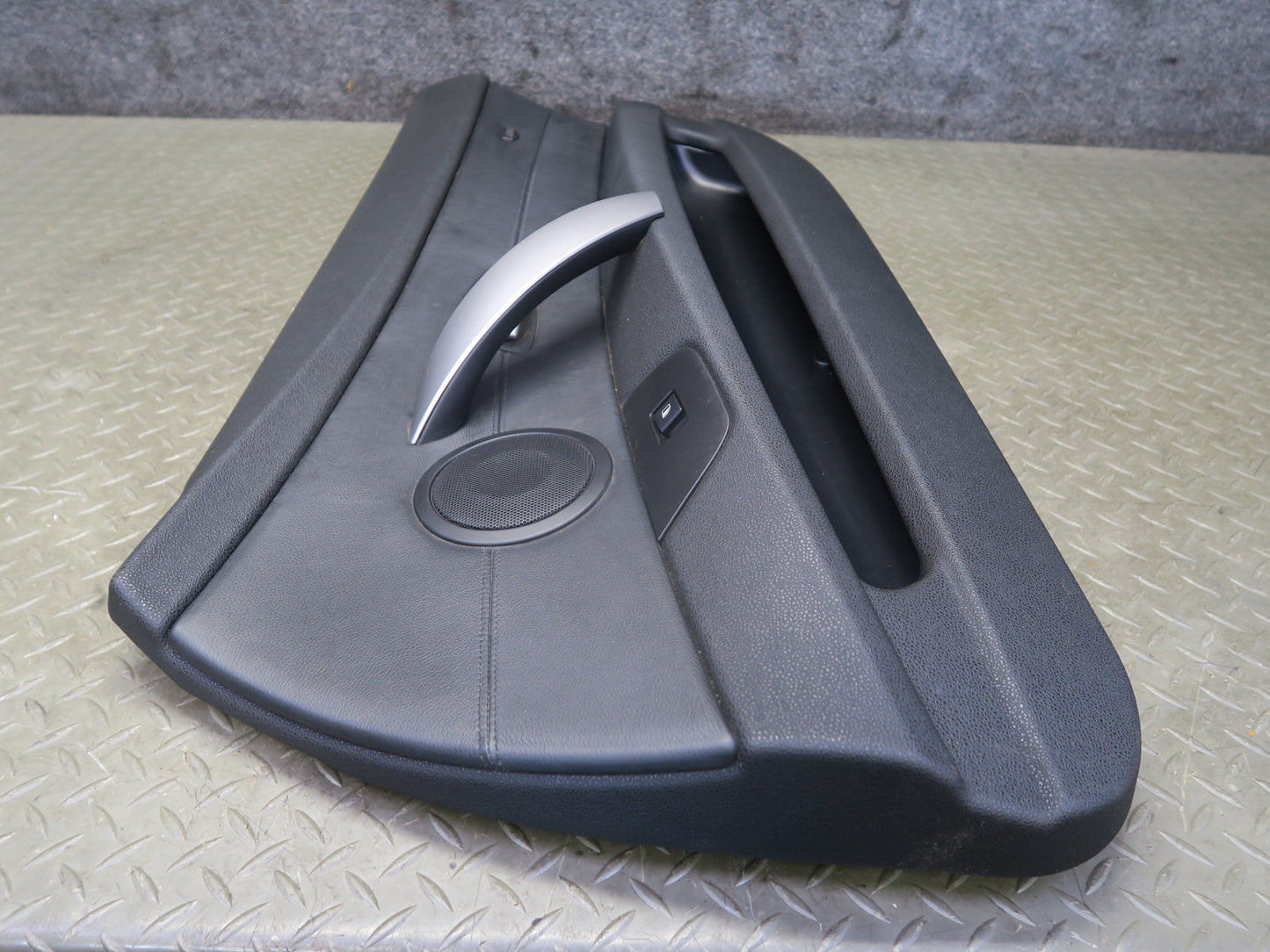 03-05 BMW E85 Z4 Front Right Door Interior Trim Panel Black OEM