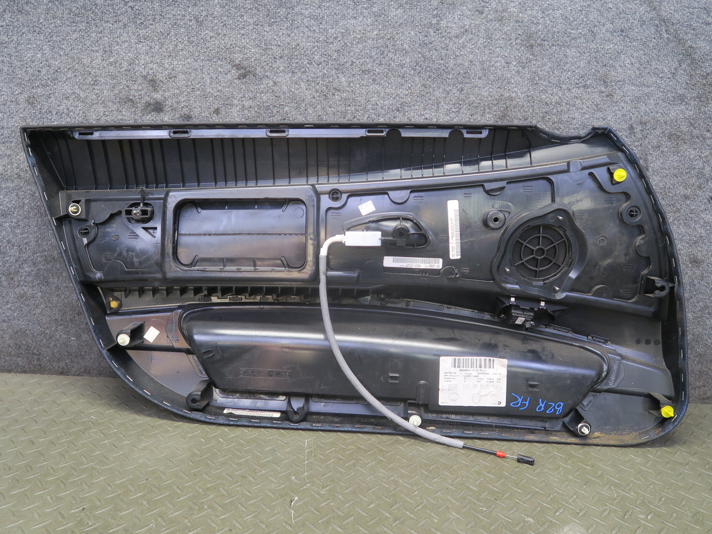 03-05 BMW E85 Z4 Front Right Door Interior Trim Panel Black OEM