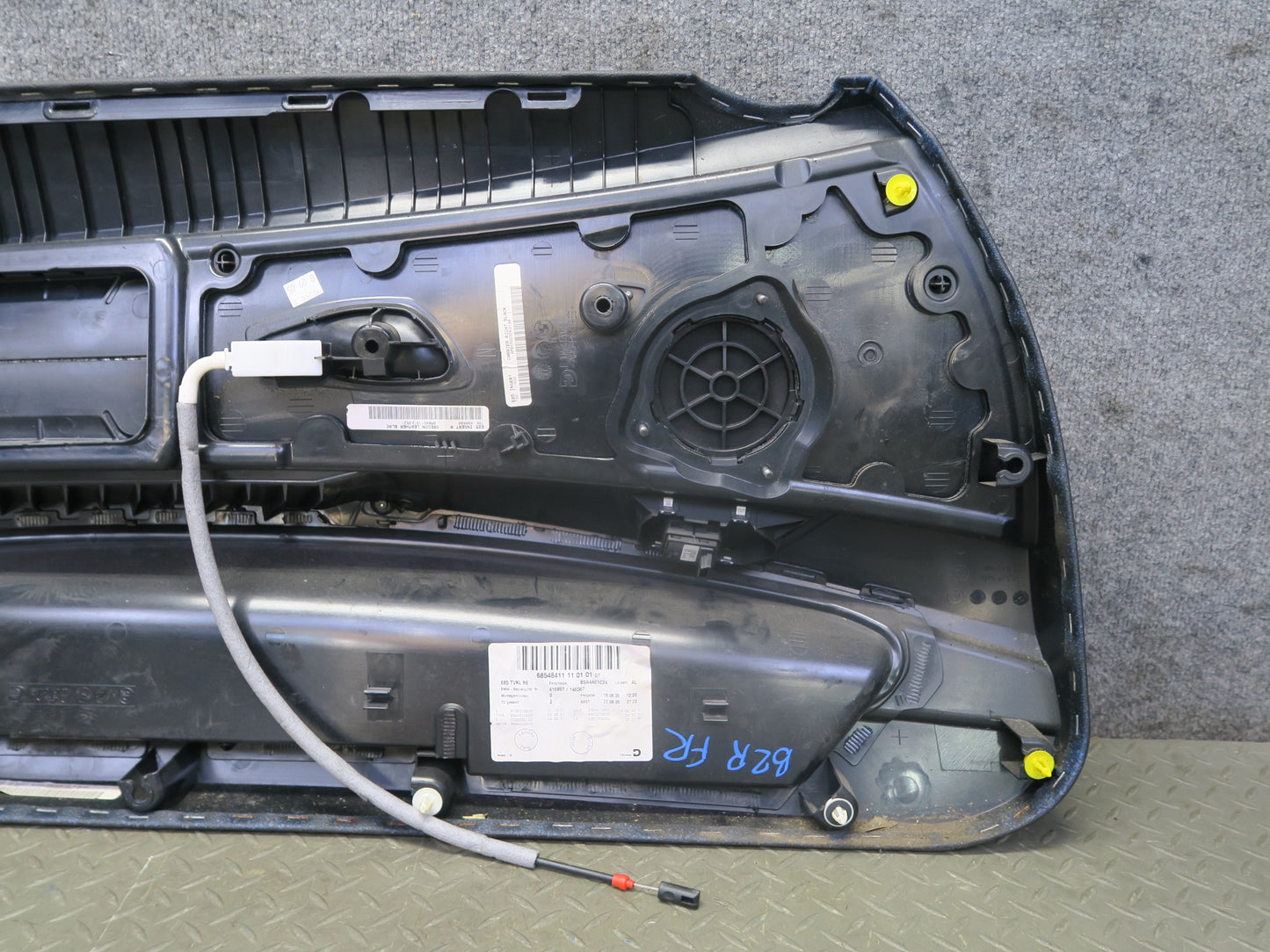 03-05 BMW E85 Z4 Front Right Door Interior Trim Panel Black OEM