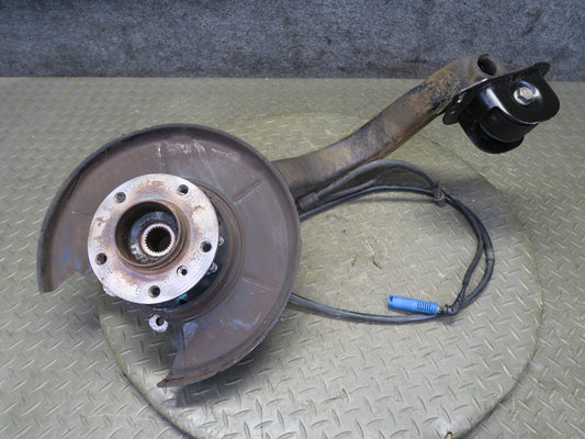03-08 BMW E85 Z4 RWD Rear Left Spindle Knuckle Trailing Arm Hub Bearing 110K OEM
