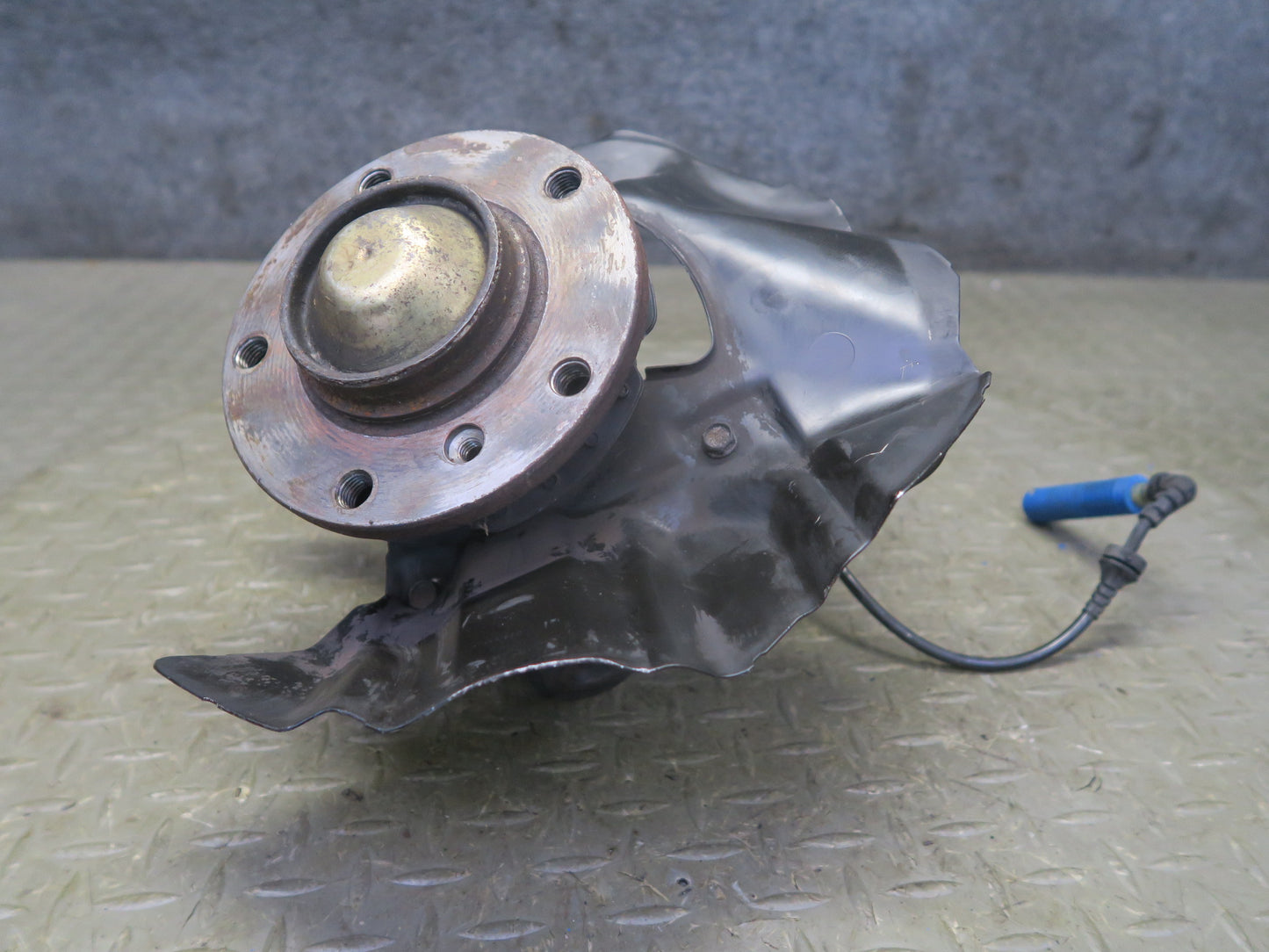 03-08 BMW E85 Z4 RWD Front Right Spindle Knuckle Wheel Hub Bearing 110K OEM