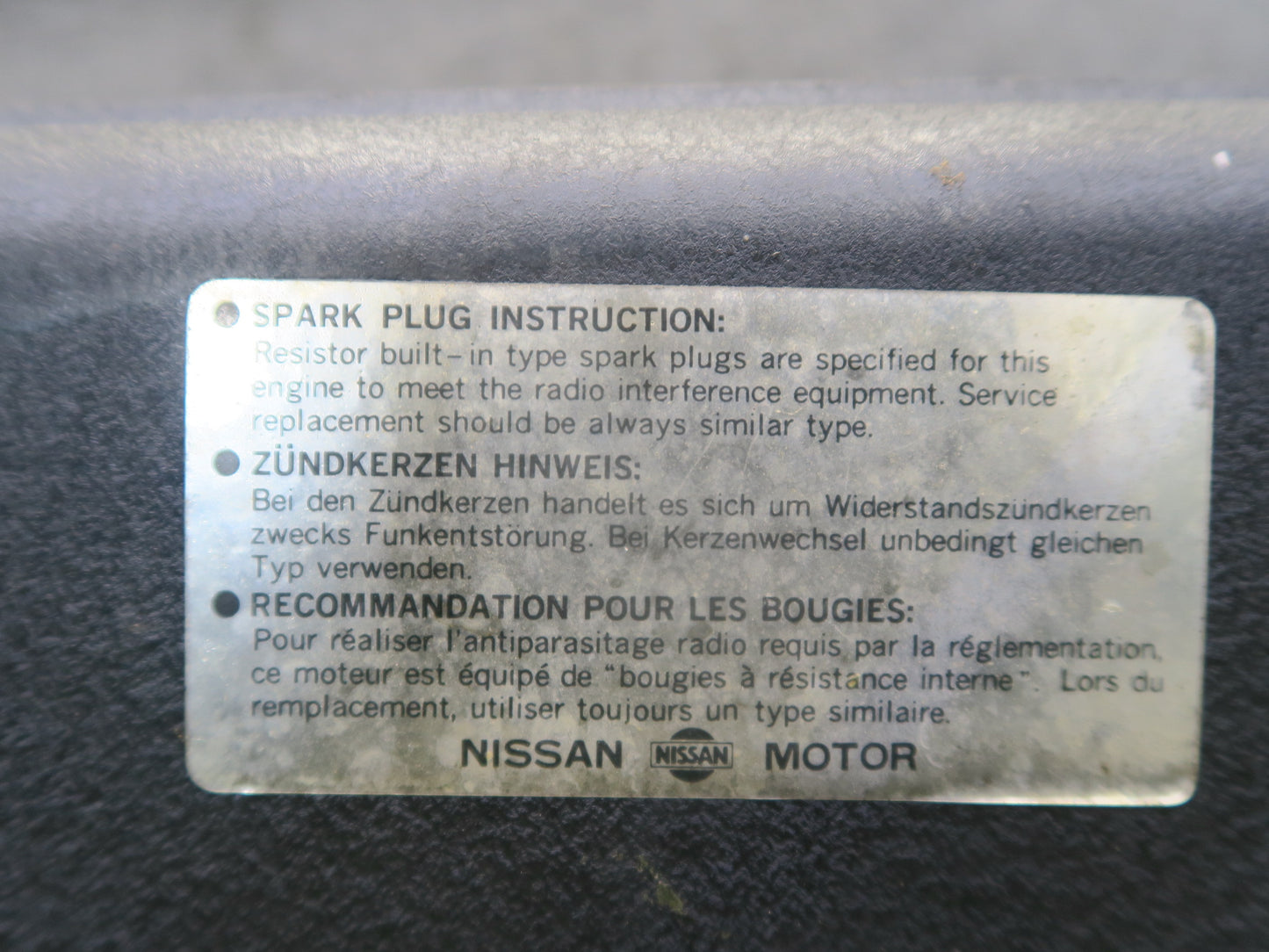 82-83 Datsun Nissan 280ZX S130 Turbo Valve Cover w Cap 80K Miles OEM