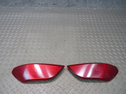 2011-2014 Porsche Cayenne 958 Rear Bumper Right & Left Side Trim Reflector Set