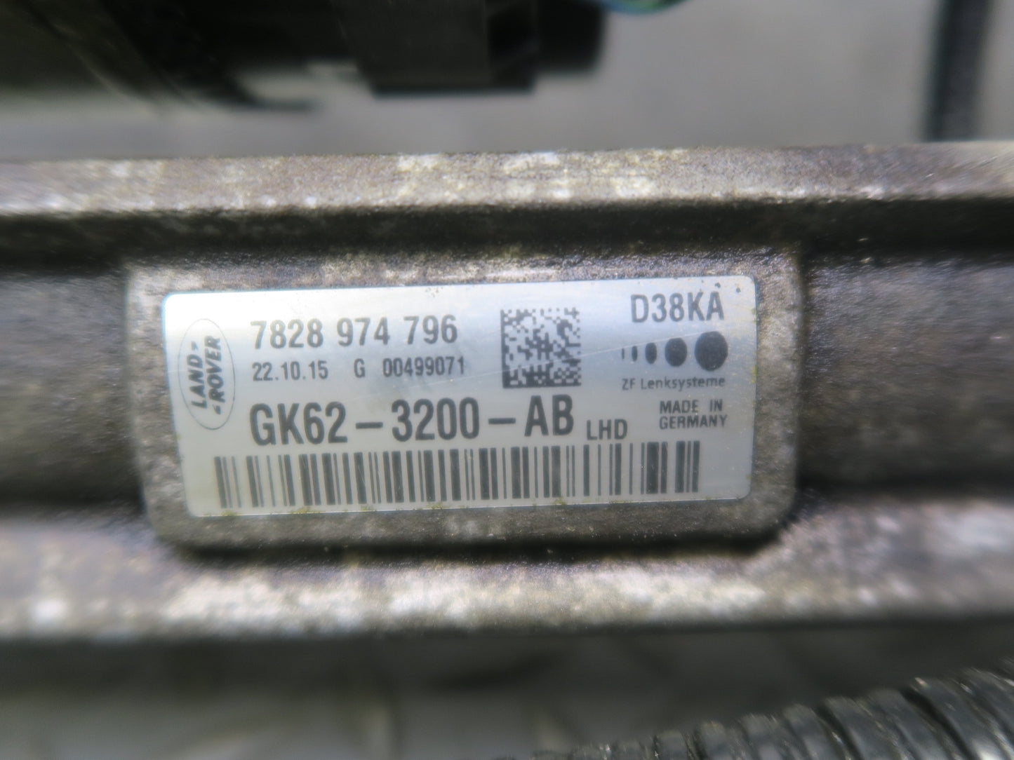 2016-2017 Range Rover Sport L494 Electric Steering Rack & Pinion 45K Miles