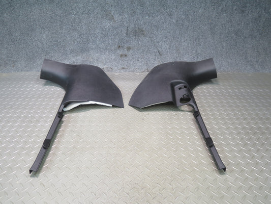 08-16 Audi A5 S5 Set of 2 Front Left Right Lower Kick Trim Cover Panel Black OEM