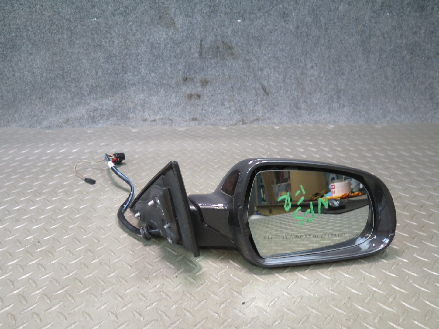 10-16 Audi S5 Coupe Right Exterior Side View Heated Mirror Blind Spot Black OEM
