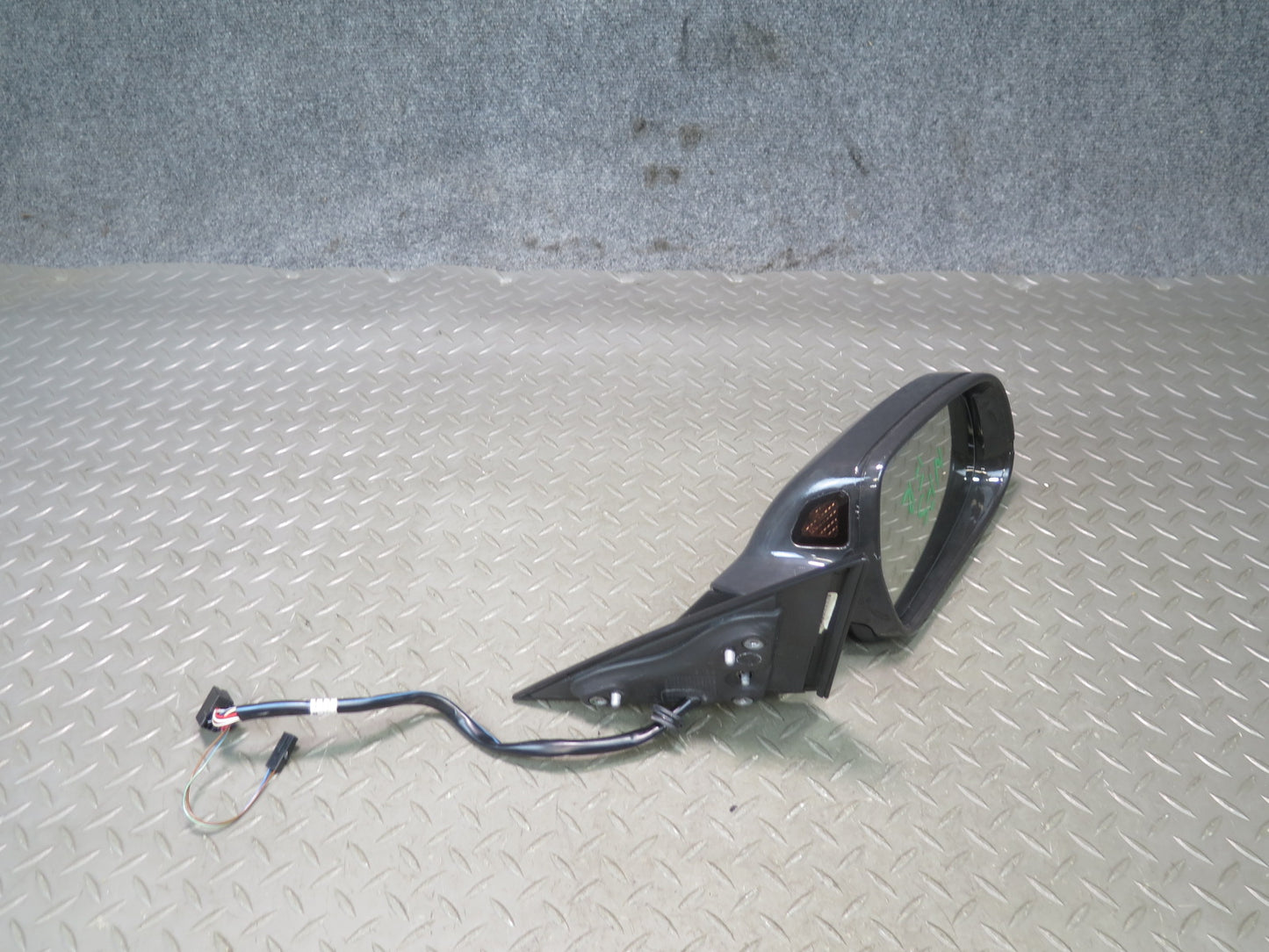 10-16 Audi S5 Coupe Right Exterior Side View Heated Mirror Blind Spot Black OEM