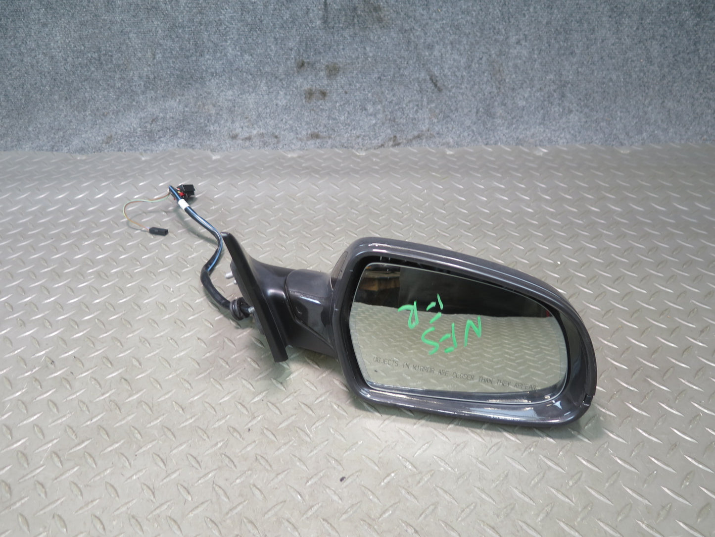 10-16 Audi S5 Coupe Right Exterior Side View Heated Mirror Blind Spot Black OEM