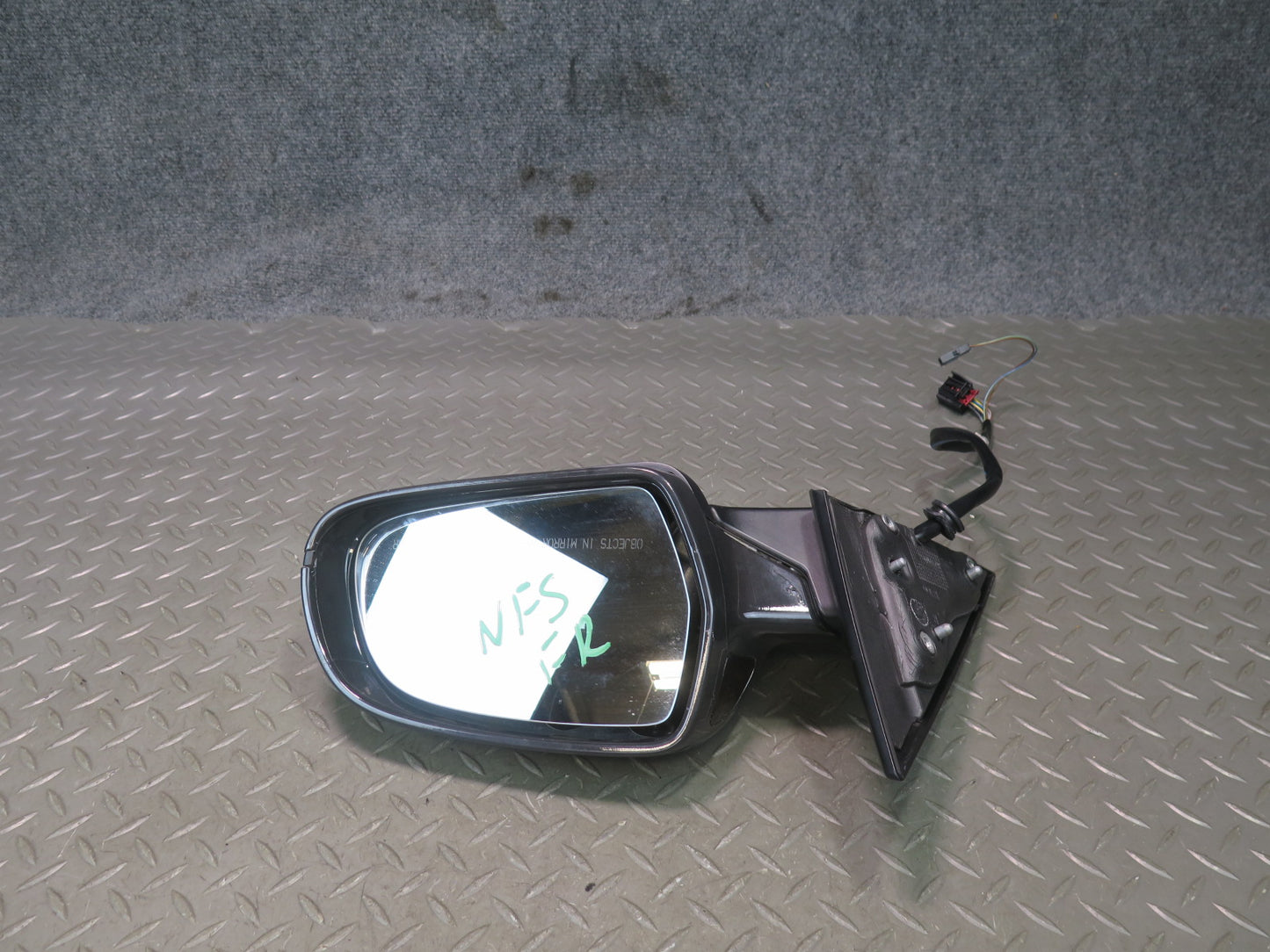 10-16 Audi S5 Coupe Right Exterior Side View Heated Mirror Blind Spot Black OEM