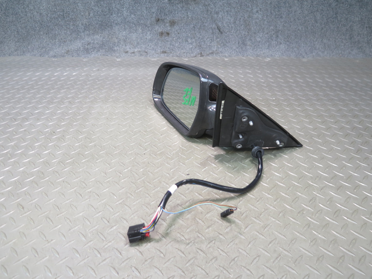 10-16 Audi A5 S5 Coupe Left Exterior Side View Heat Mirror Blind Spot Black OEM