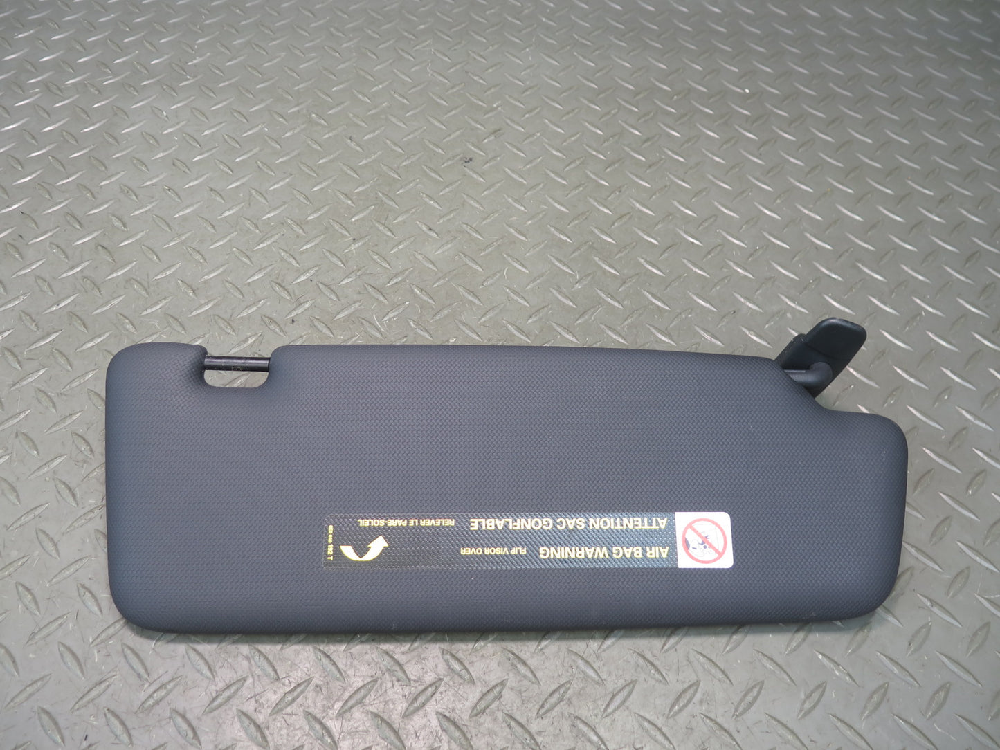 08-16 Audi A5 S5 8T Coupe Set of 2 Front Left & Right Sun Visor Black OEM