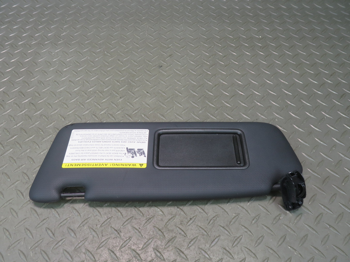 08-16 Audi A5 S5 8T Coupe Set of 2 Front Left & Right Sun Visor Black OEM