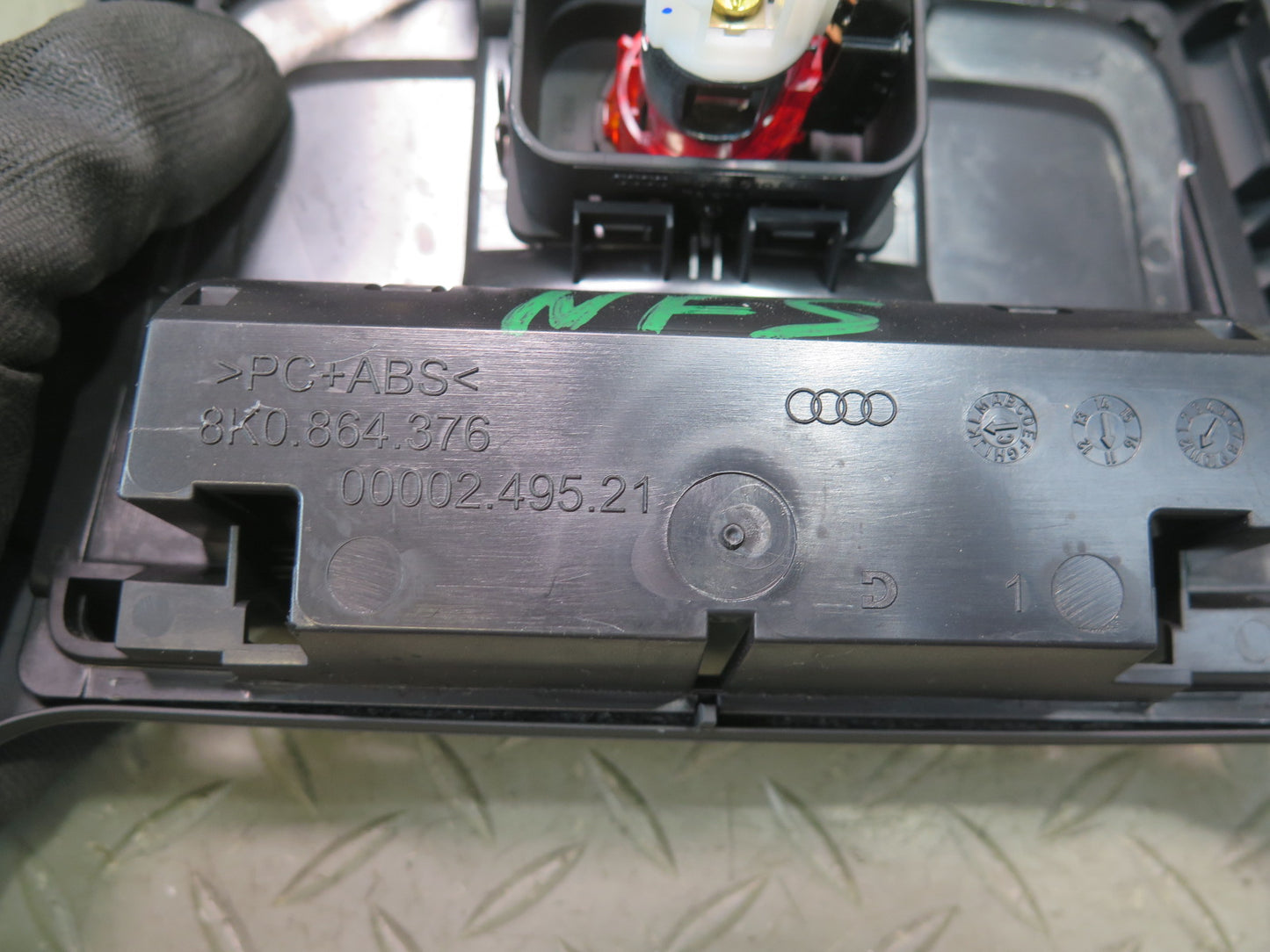 08-12 Audi B8 A5 S5 Rear Center Console Air Vent Trim Panel 8K0819203E OEM