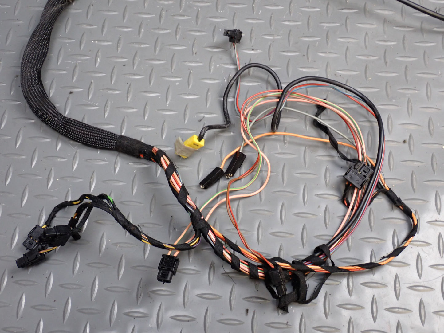94-02 Mercedes R129 SL Front Right Seat Adjust Motor Wiring Tensioner Set OEM