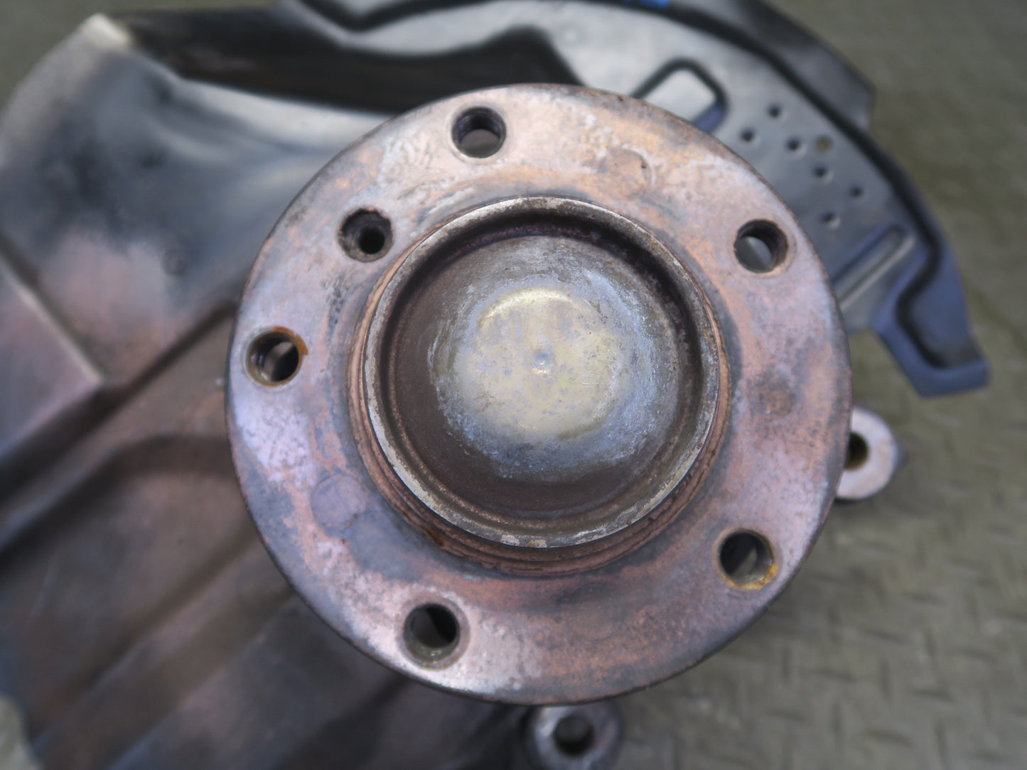06-08 BMW E85 Z4 3.0Si N52 RWD Front Left Spindle Knuckle Wheel Hub Bearing OEM