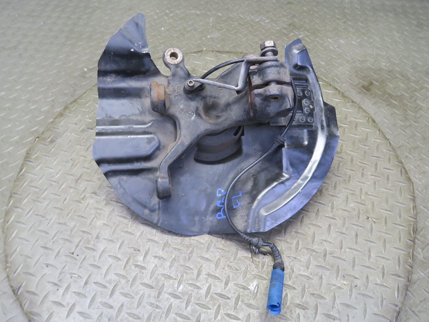 06-08 BMW E85 Z4 3.0Si N52 RWD Front Left Spindle Knuckle Wheel Hub Bearing OEM