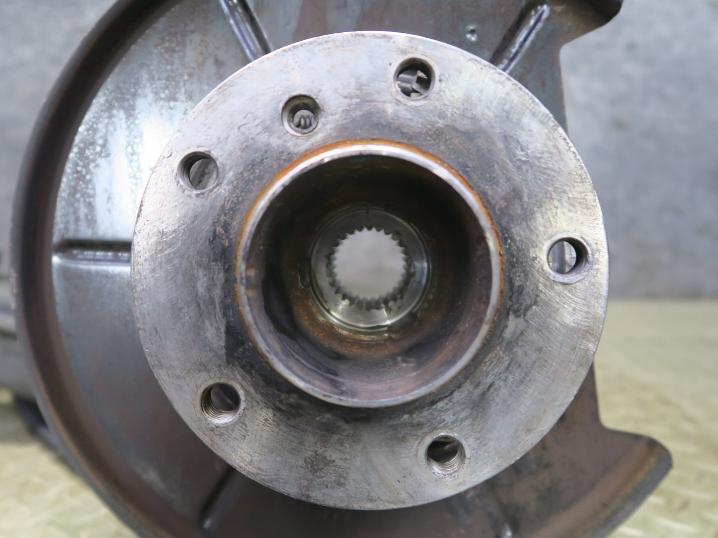 97-02 BMW E36/7 Z3 Rear Left Spindle Knuckle Wheel Hub Trailing Arm 107K OEM