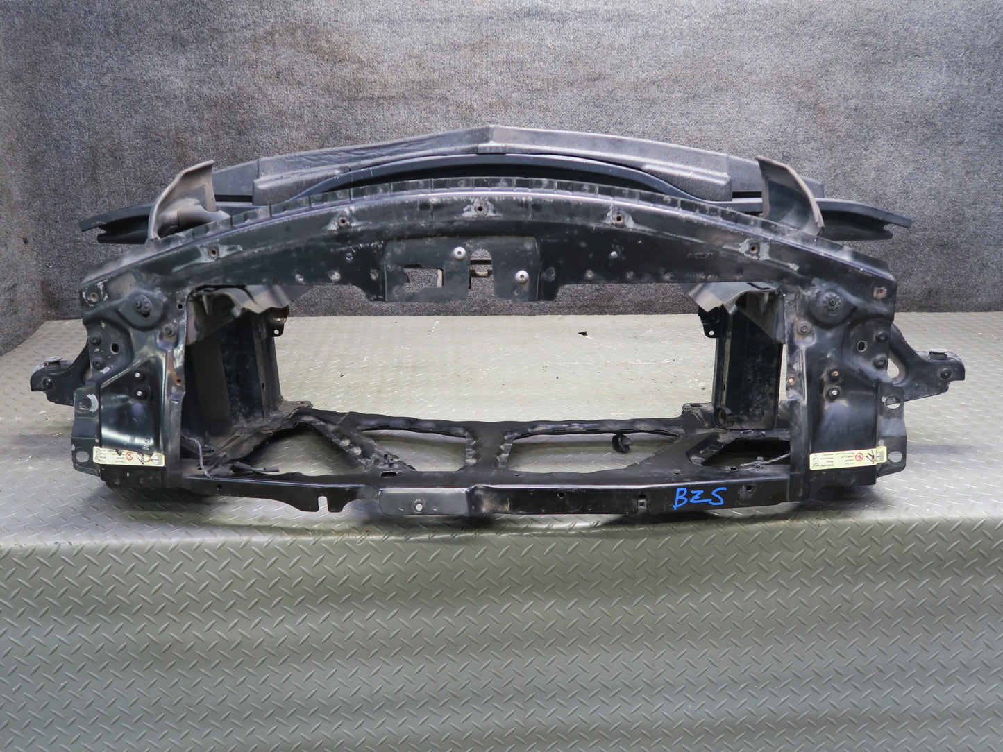03-08 BMW E85 Z4 3.0L Engine Radiator Core Support Frame Panel OEM