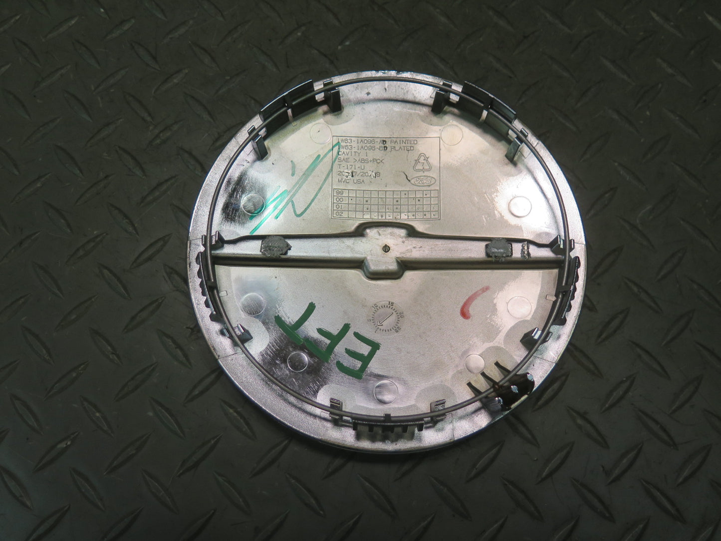 02-03 Ford Thunderbird Set of 4 Chrome Wheel Hub Center Cap Cover OEM