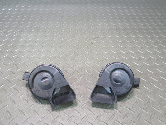 08-17 Audi B8 A5 S5 Set of 2 High & Low Tone Note Pitch Horn Signal OEM