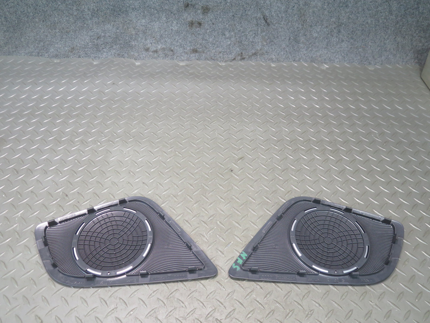 08-16 Audi S5 B8 Coupe Set of 8 Speaker Trim Grille Cover  OEM
