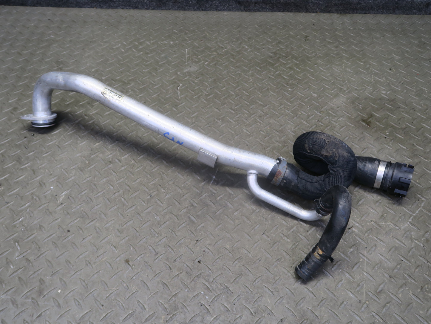08-12 Audi B8 S5 4.2L Set of 4 Engine Coolant Pipe Hose Tube Line OEM