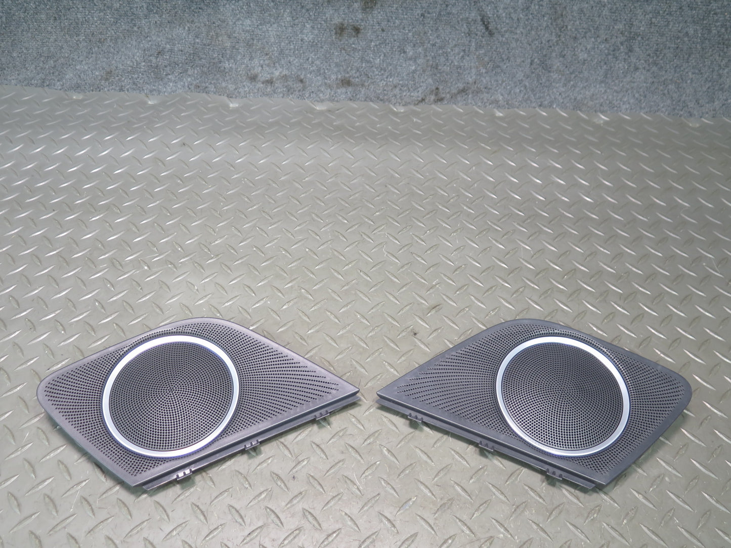 08-16 Audi S5 B8 Coupe Set of 8 Speaker Trim Grille Cover  OEM