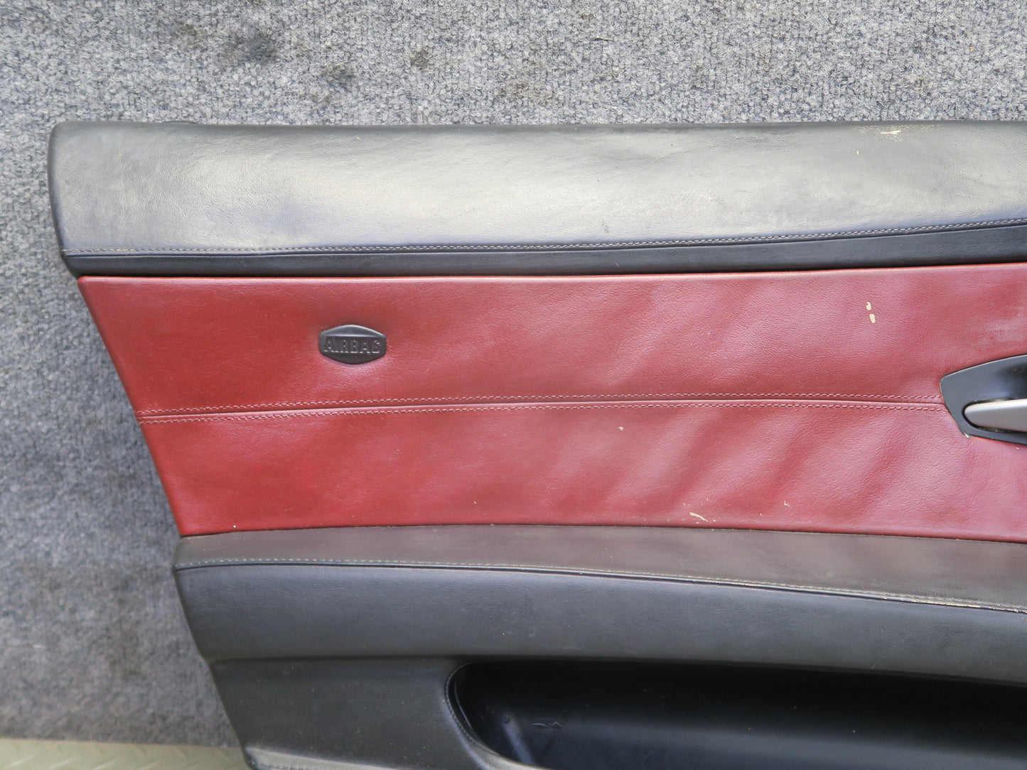 06-08 BMW E85 E86 Z4 Front Left Door Interior Trim Cover Panel OEM