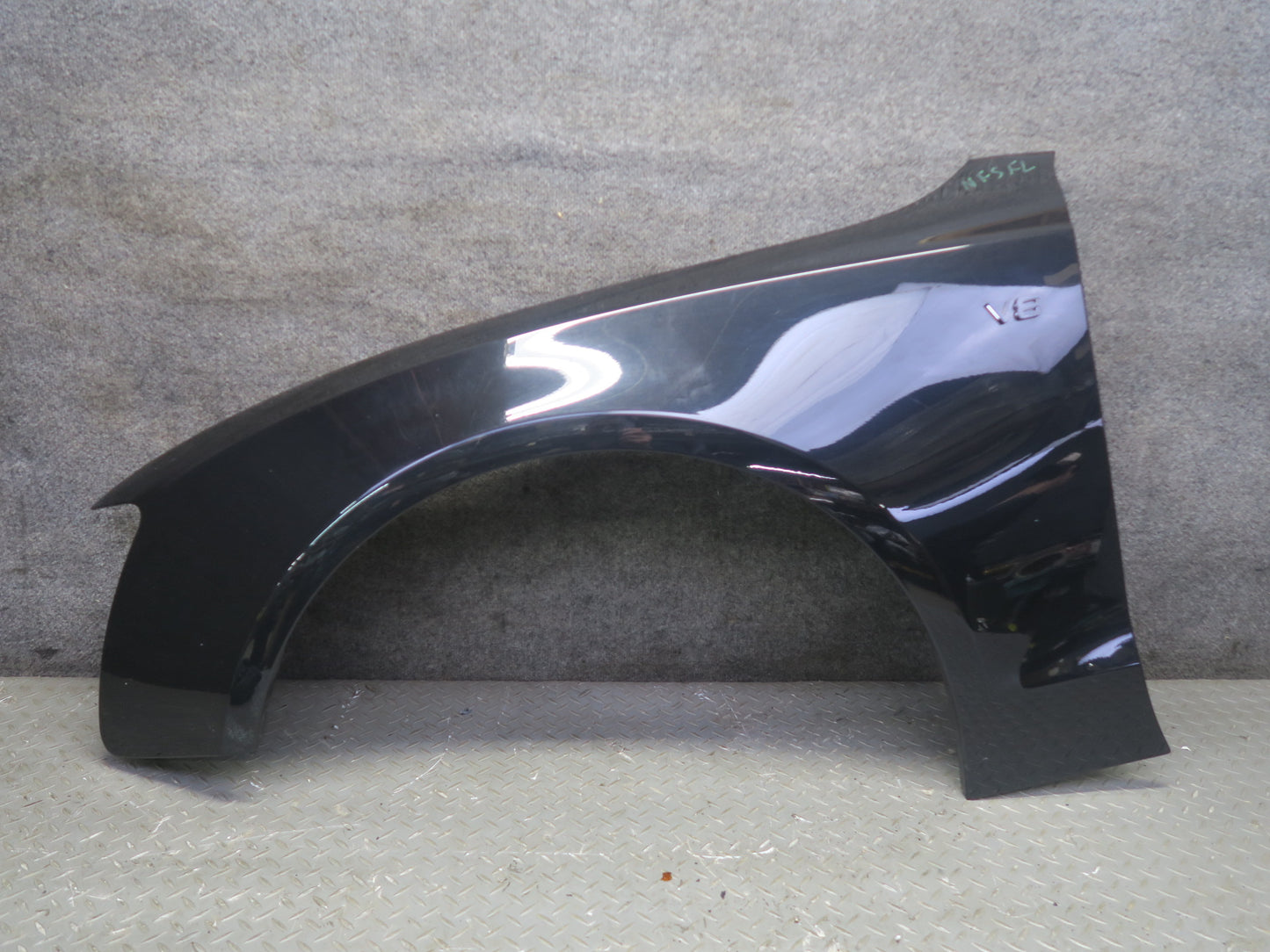 08-17 Audi B8 A5 S5 Front Left Fender Shell Panel Phantom Black Pearl OEM