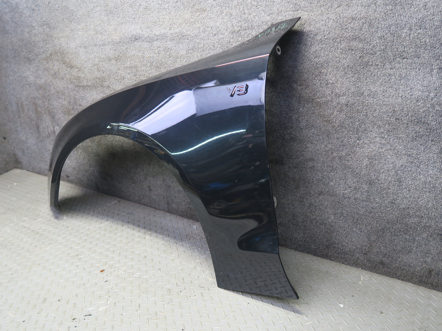 08-17 Audi B8 A5 S5 Front Left Fender Shell Panel Phantom Black Pearl OEM