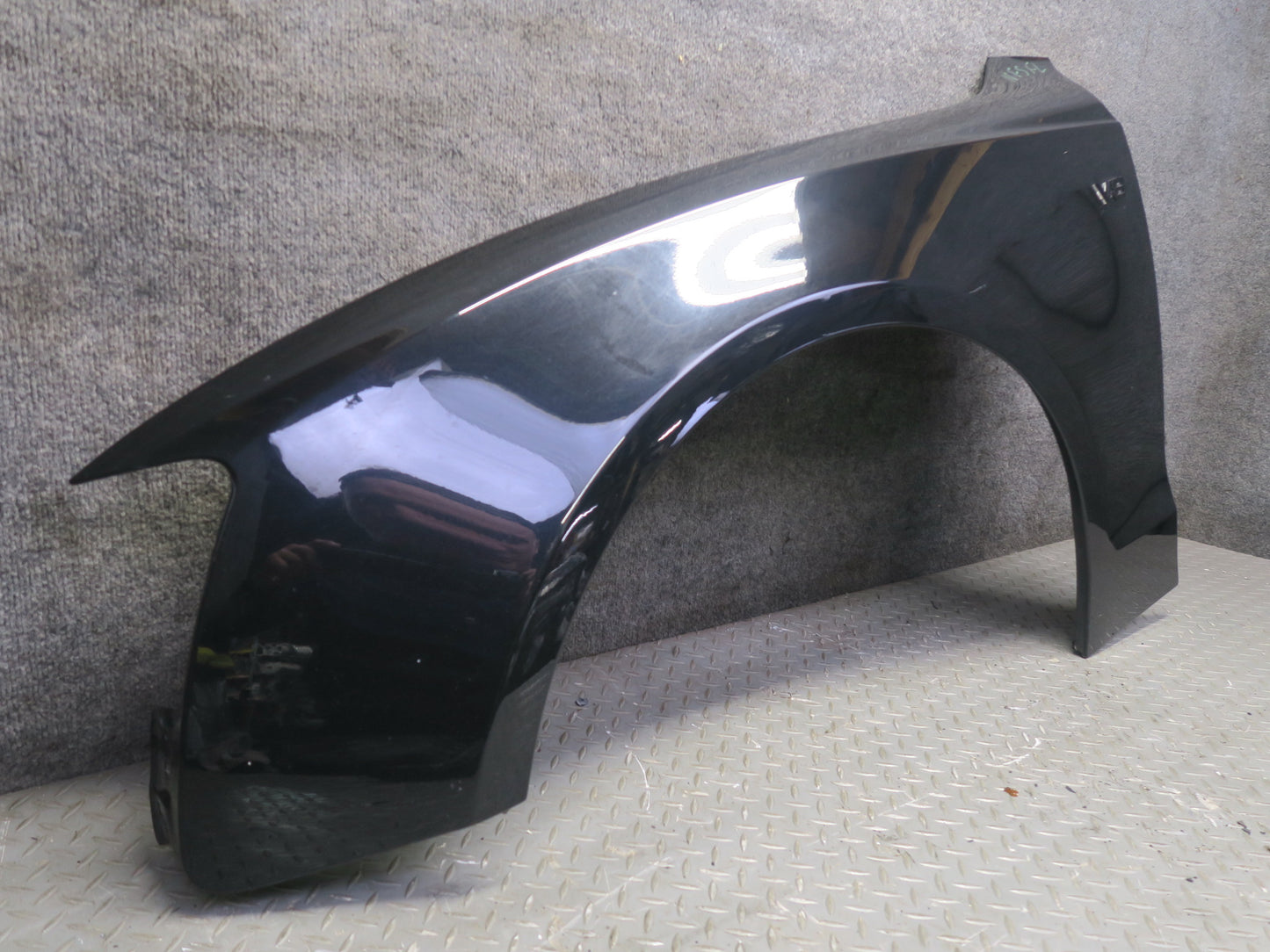 08-17 Audi B8 A5 S5 Front Left Fender Shell Panel Phantom Black Pearl OEM