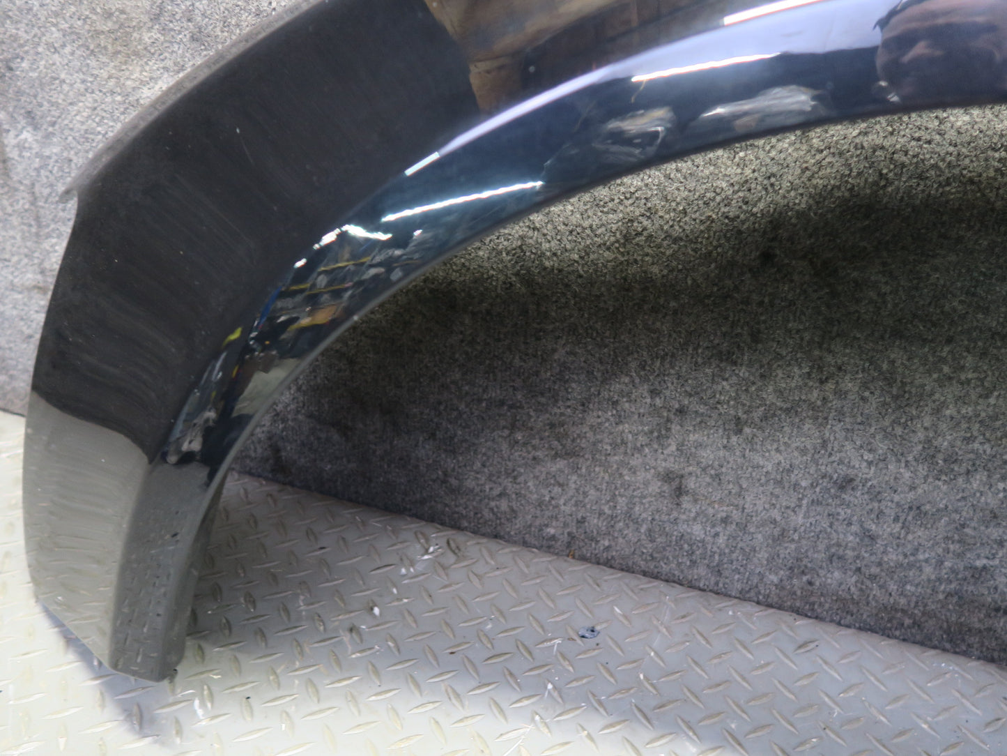 08-17 Audi B8 A5 S5 Front Left Fender Shell Panel Phantom Black Pearl OEM