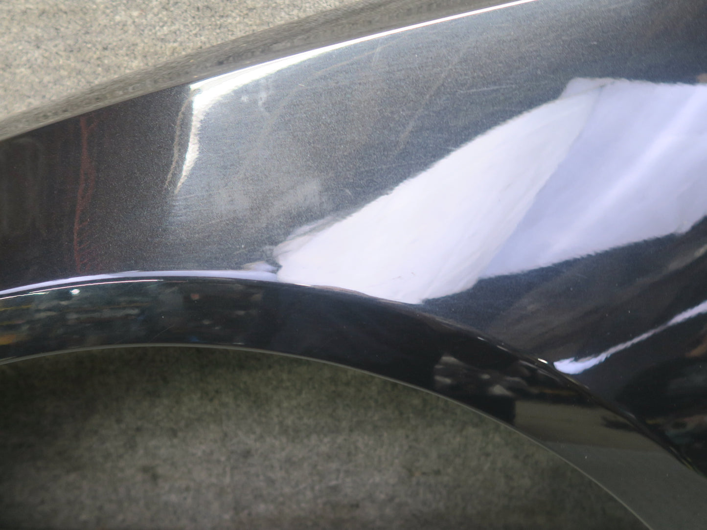 08-17 Audi B8 A5 S5 Front Left Fender Shell Panel Phantom Black Pearl OEM