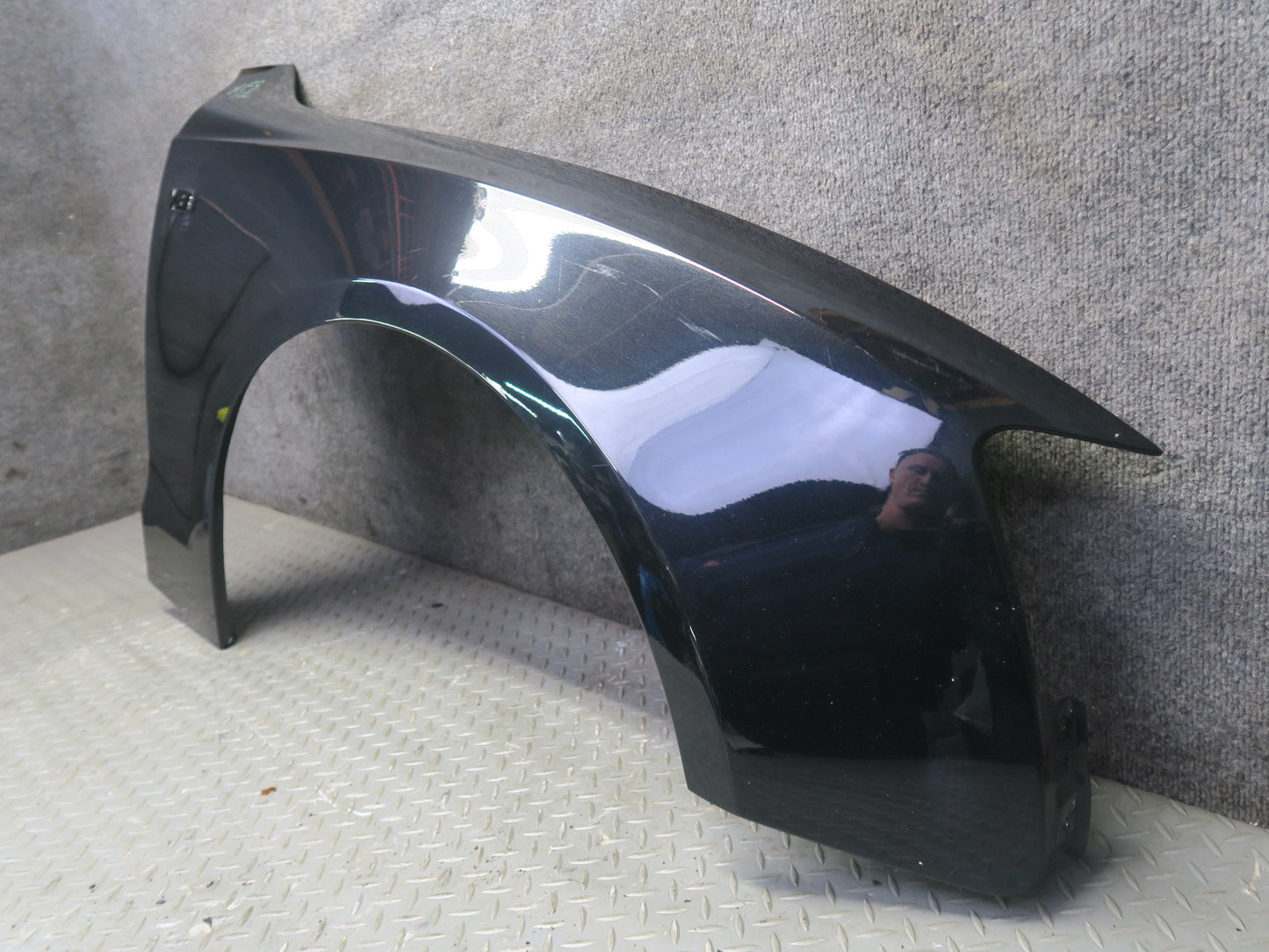 08-17 Audi B8 A5 S5 Front Right Fender Shell Panel Phantom Black Pearl OEM