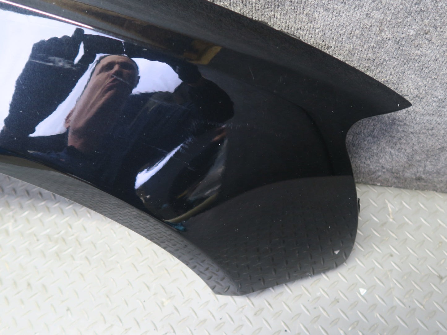 08-17 Audi B8 A5 S5 Front Right Fender Shell Panel Phantom Black Pearl OEM