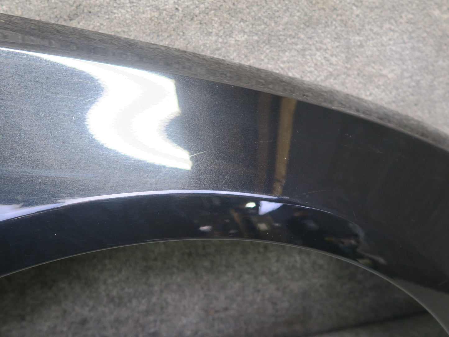 08-17 Audi B8 A5 S5 Front Right Fender Shell Panel Phantom Black Pearl OEM