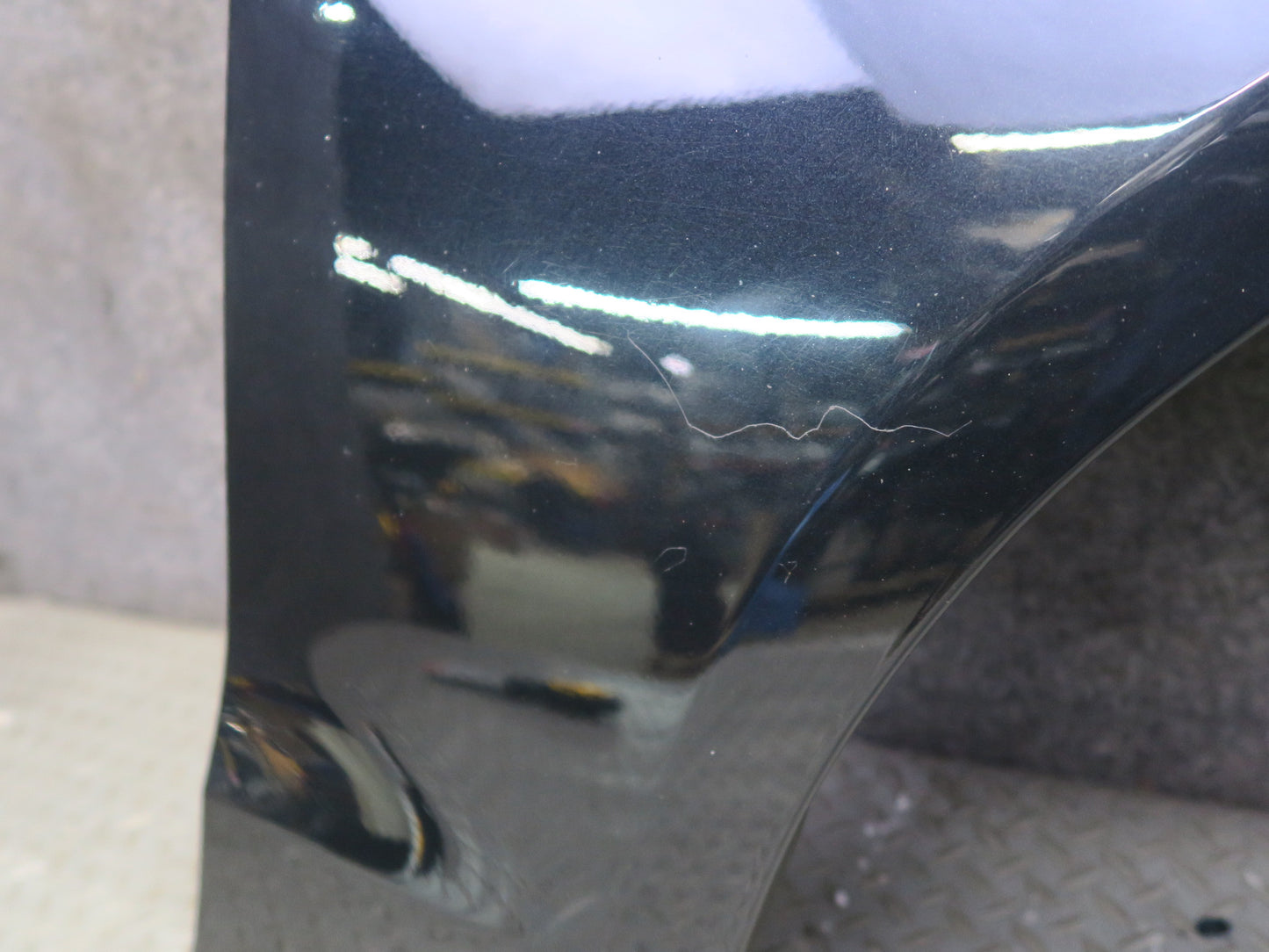 08-17 Audi B8 A5 S5 Front Right Fender Shell Panel Phantom Black Pearl OEM