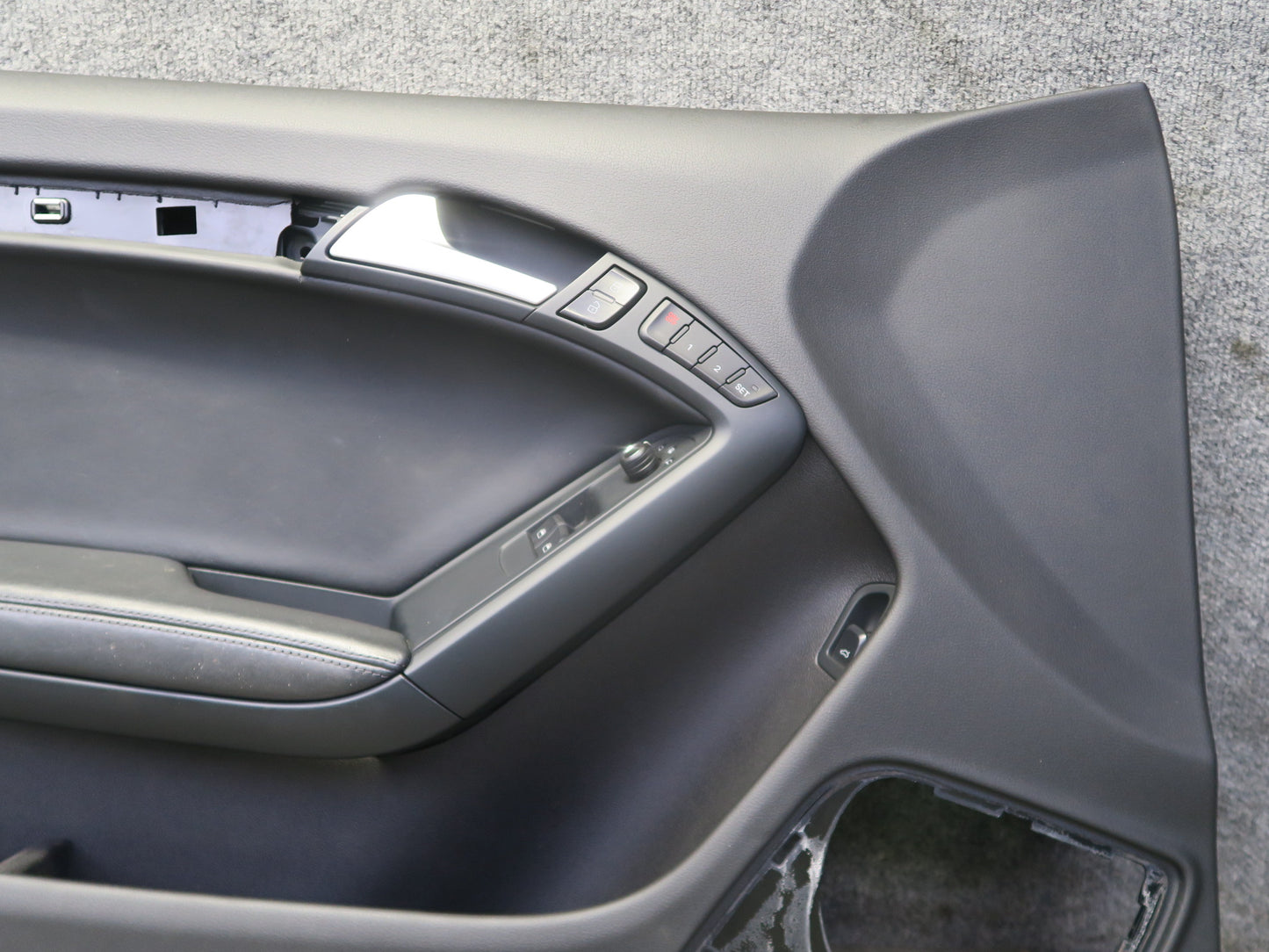 08-17 Audi B8 A5 S5 Coupe Set of 2 Left & Right Door Interior Trim Panel Cover