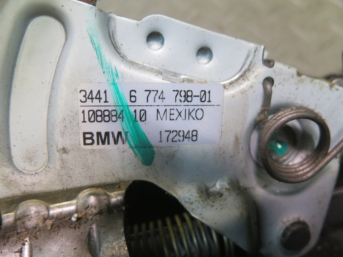 03-08 BMW E86 E85 Z4 Parking Handbrake Lever w Housing Assembly OEM