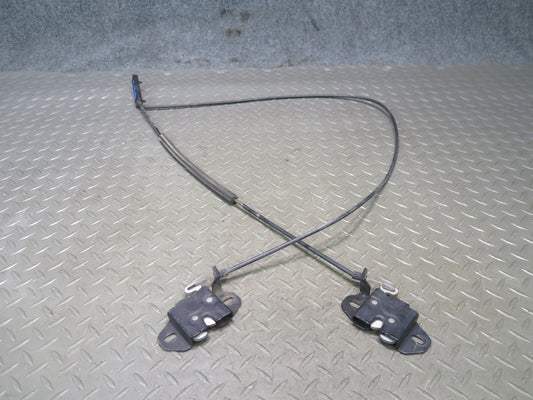 06-08 BMW E86 E85 Z4 Set of 2 Front Left & Right Hood Lock Latch w Cable OEM