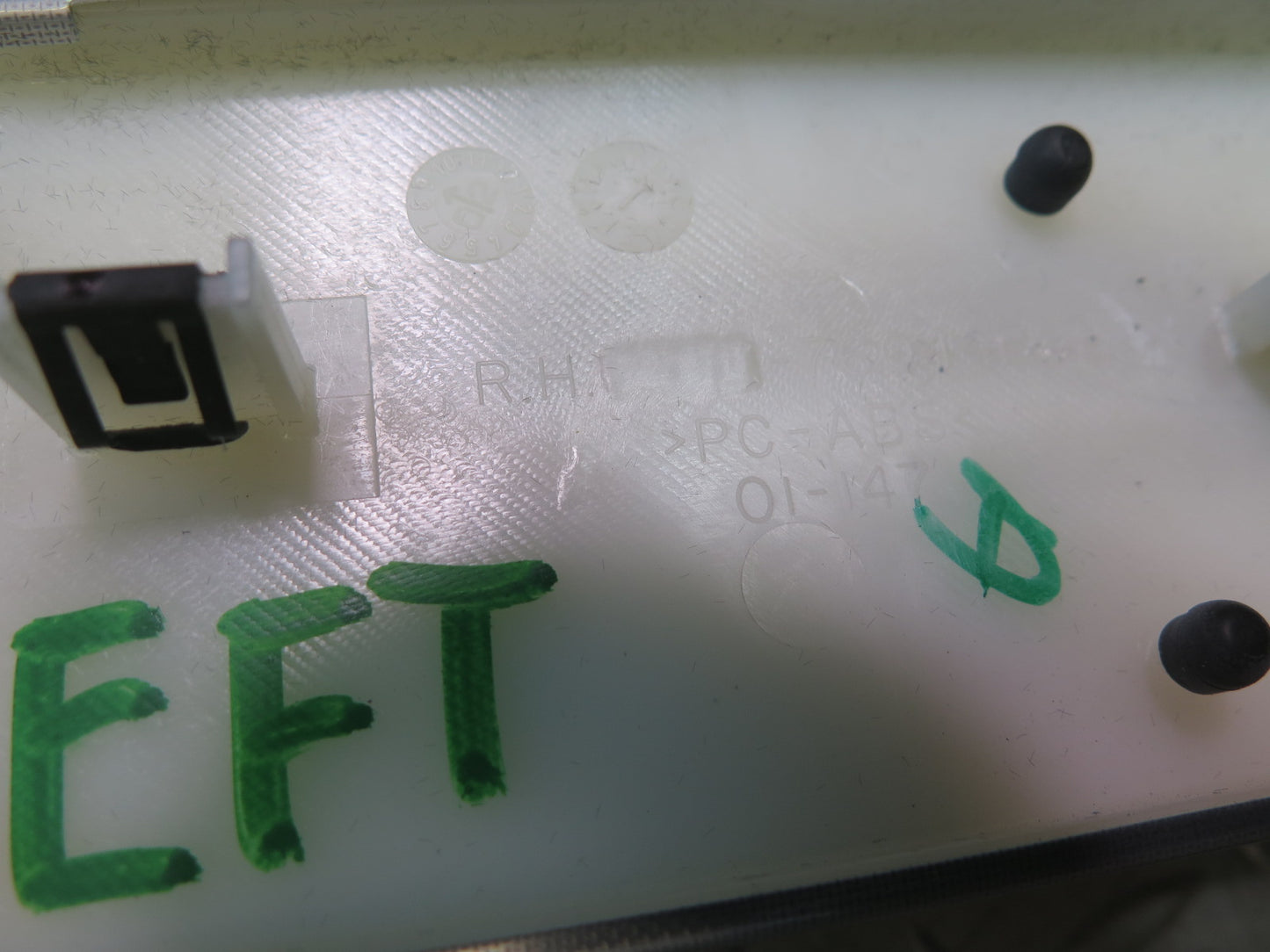 02-05 Ford Thunderbird Dash Right Aluminium Bezel Trim Cover Panel w Logo OEM