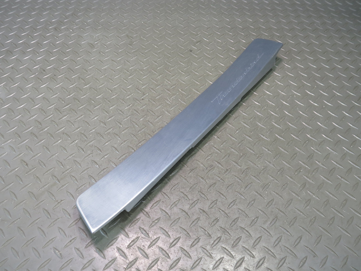 02-05 Ford Thunderbird Dash Right Aluminium Bezel Trim Cover Panel w Logo OEM
