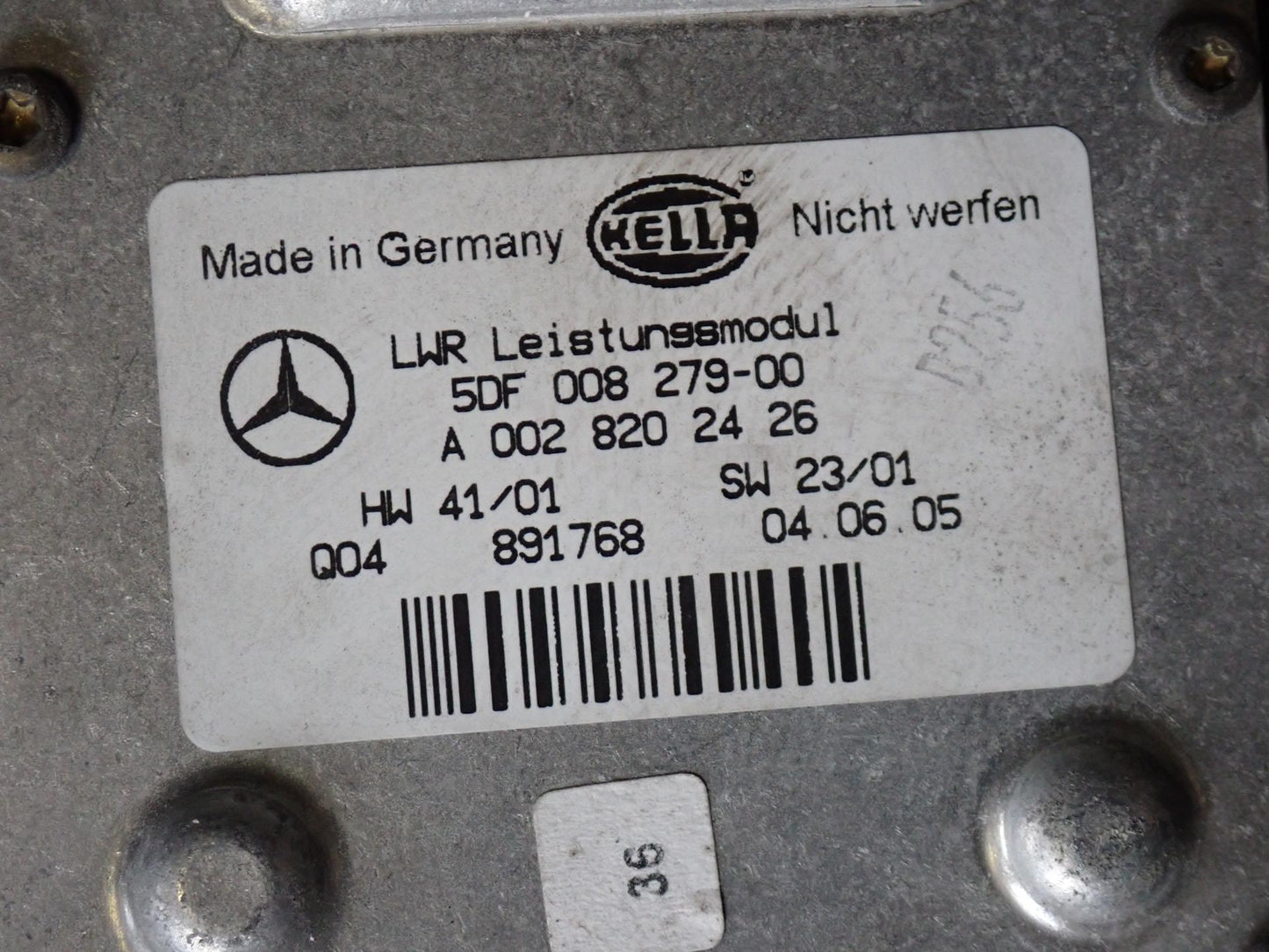 05-08 Mercedes R171 Slk-class Front Left Xenon Headlight Lamp w Ballast OEM