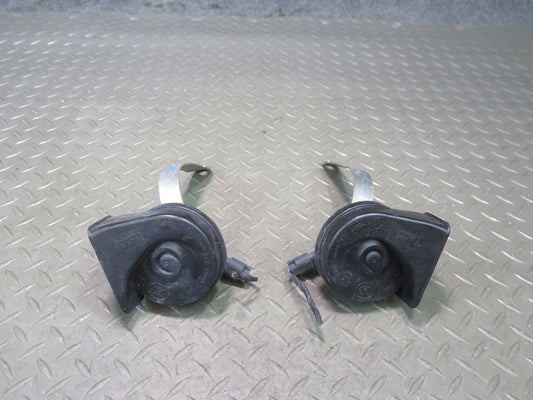 03-08 BMW E86 E85 Z4 Set of 2 High & Low Tone Pitch Horn Signal OEM