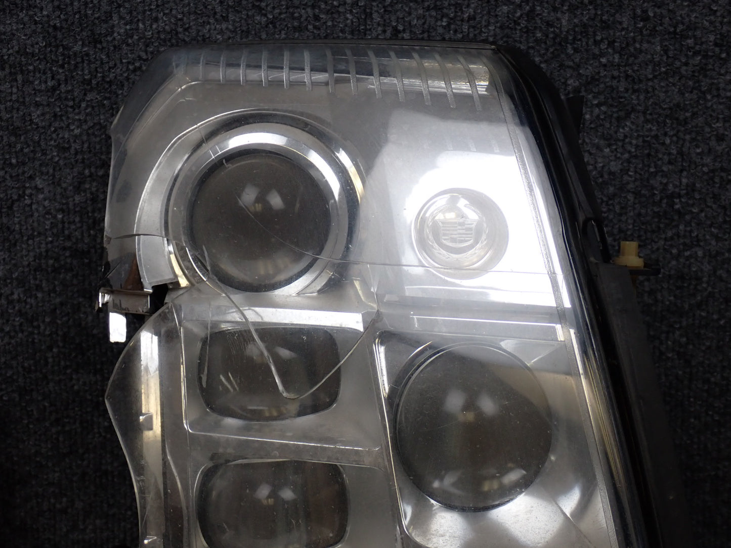 09-14 Cadillac Escalade Front Right LED Headlight Lamp w Ballast Damaged
