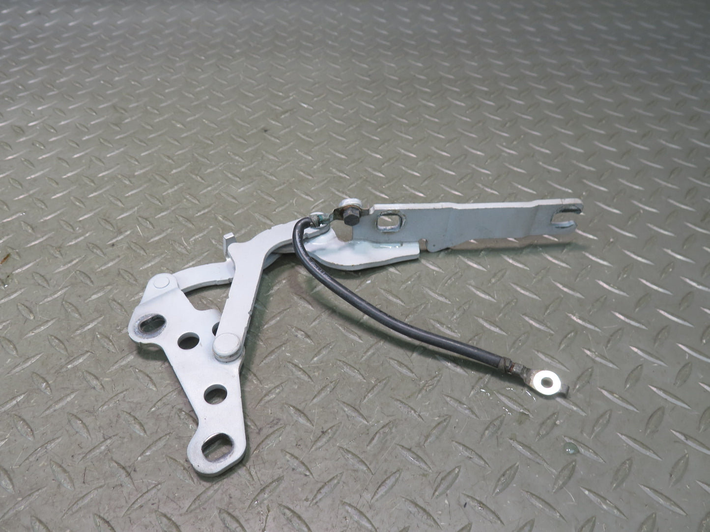 03-08 BMW E86 E85 Z4 Set of 2 Front Left & Right Hood Bonnet Hinge Silver OEM