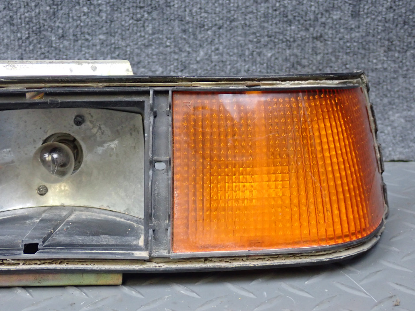 84-85 Mazda RX7 FB Rear Right Tail Light Lamp w Bracket Mount & Seals Damaged