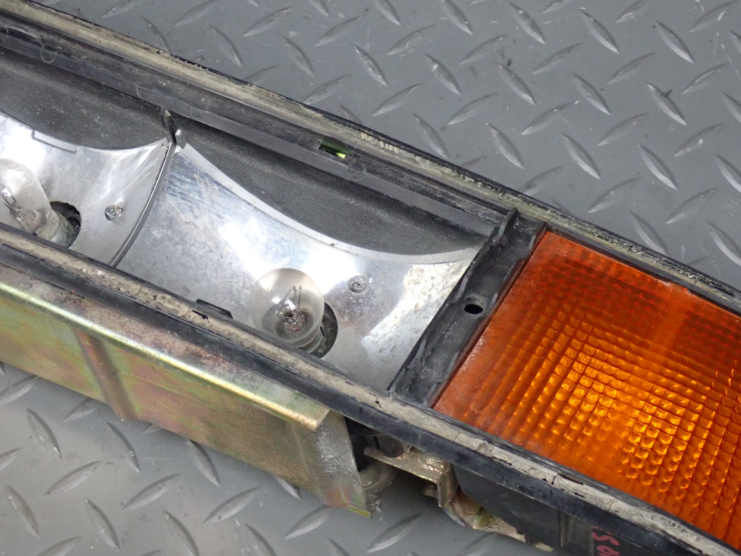 84-85 Mazda RX7 FB Rear Right Tail Light Lamp w Bracket Mount & Seals Damaged